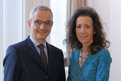 DRB-Vorsitzende Andrea Titz, Achim Scholz im Porträt